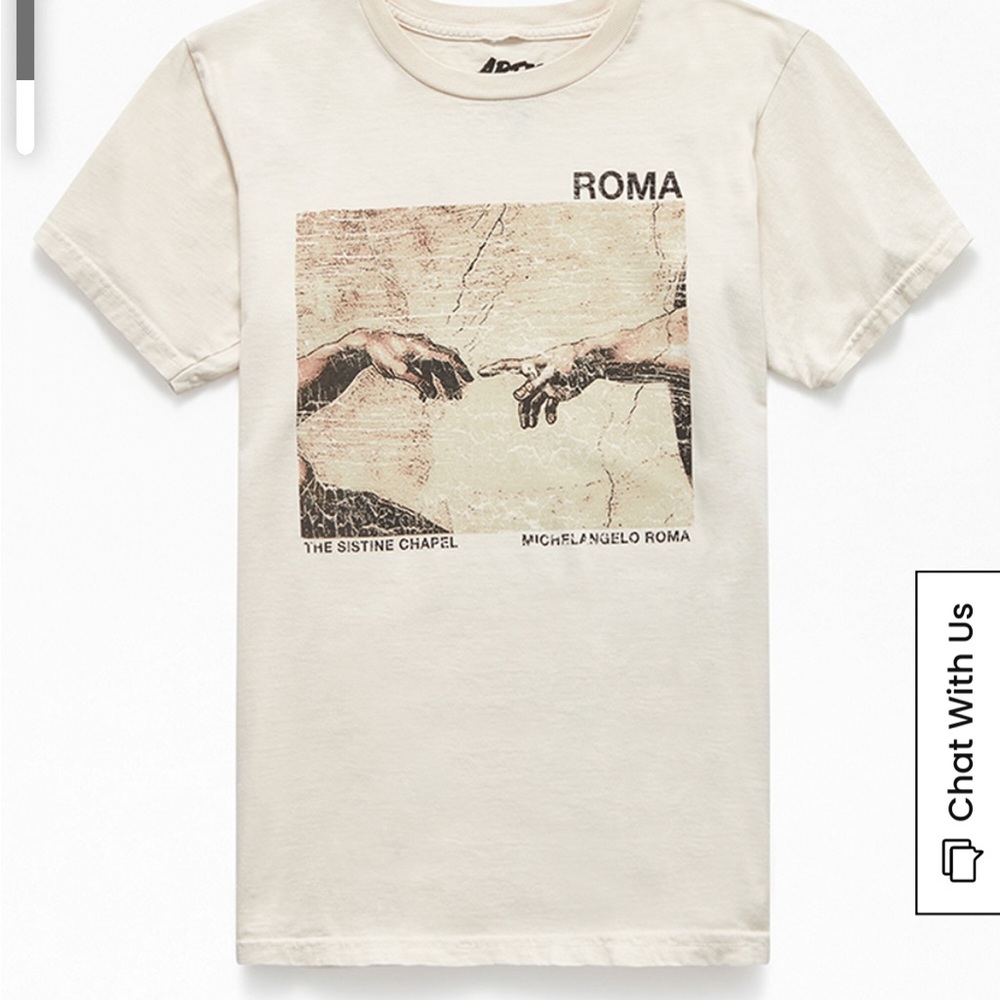 pacsun like new “rome” graphic tee